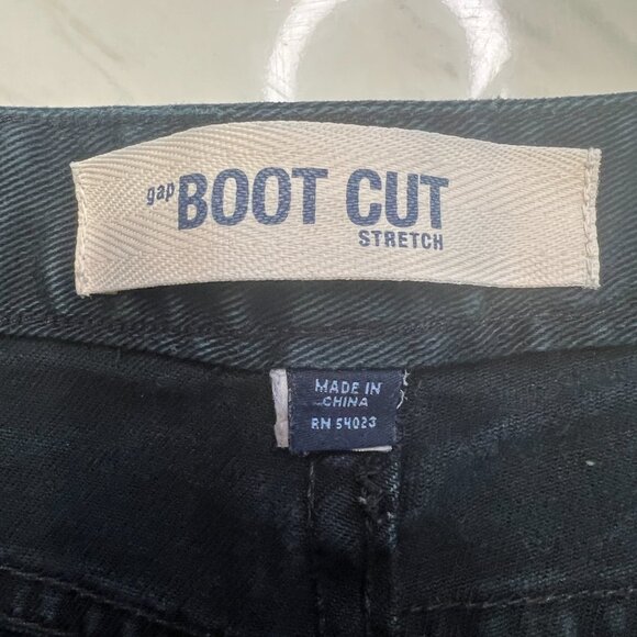 Gap Boot Cut Jeans in Black - Size 4 - Spring 2002 - Picture 3 of 7